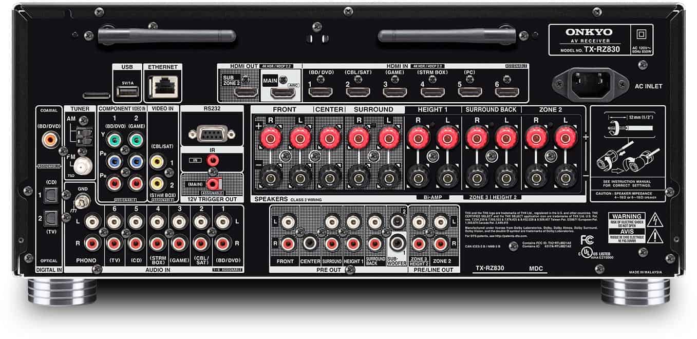 Onkyo AV Receivers Comparing the RZ Series Onkyo AV Receivers Comparing the RZ Series