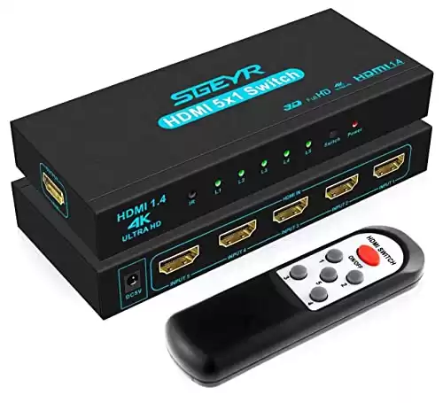 SGEYR 5x1 4K HDMI Switch