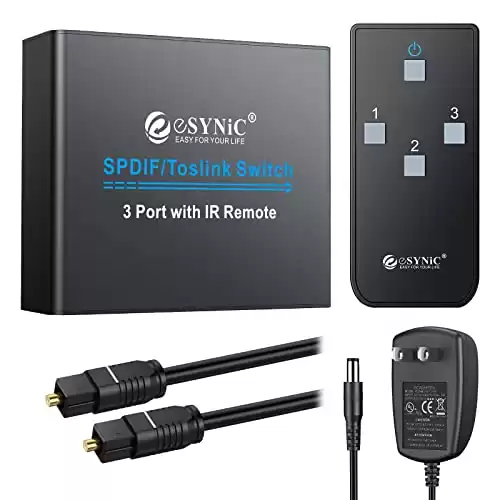 eSynic Optical Digital Audio Switcher