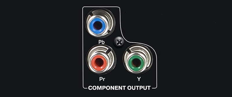 YPbPr component connector