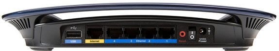 Linksys E3000 Router Rear Connections