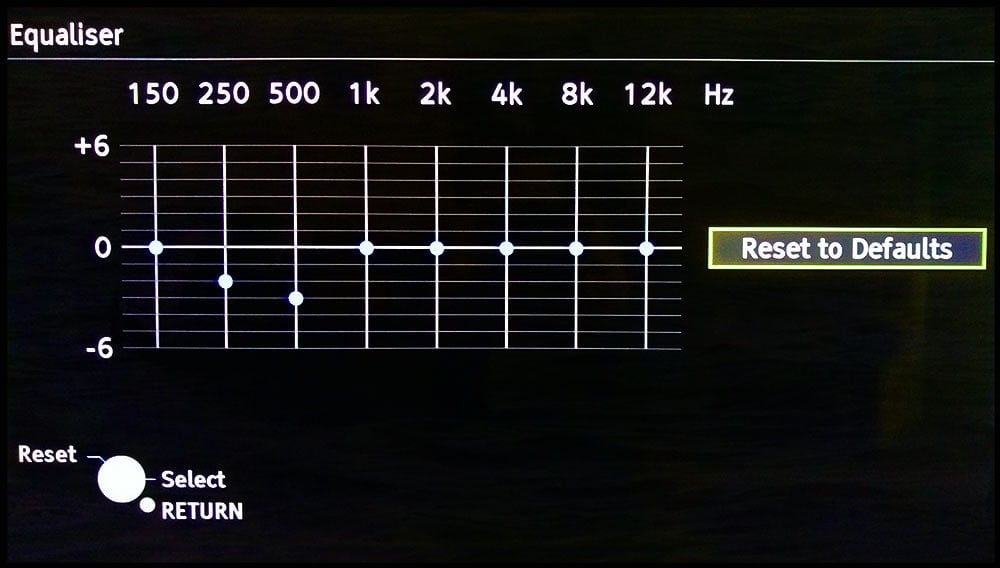 TV Graphic Equalizer - Remove Muddy Sound