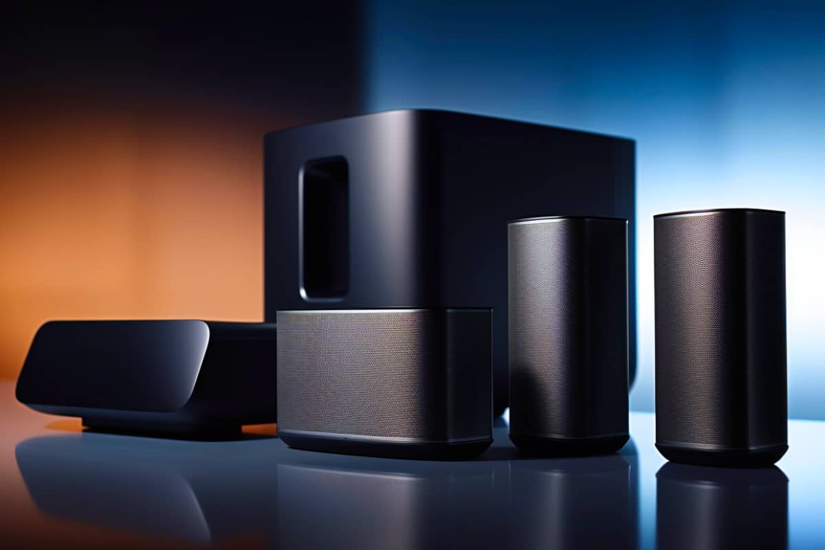 a wireless home theater speaker system